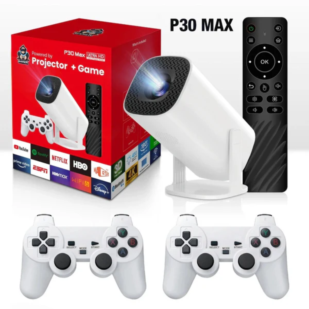 Smart Android Projektor P30 MAX + Integrisana Retro Konzola