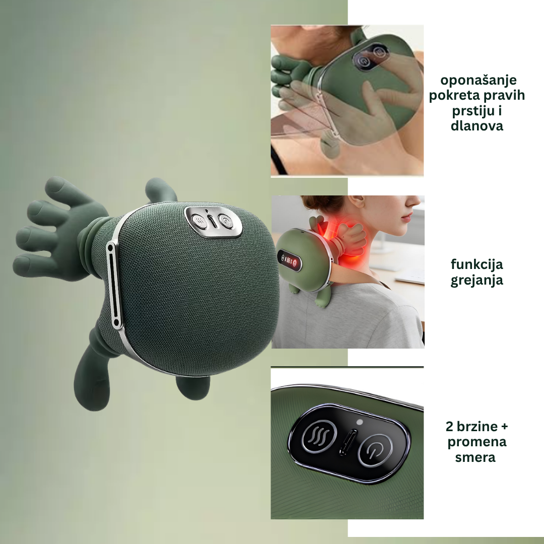Master Hand Masažer za Vrat i Ramena sa Toplotom