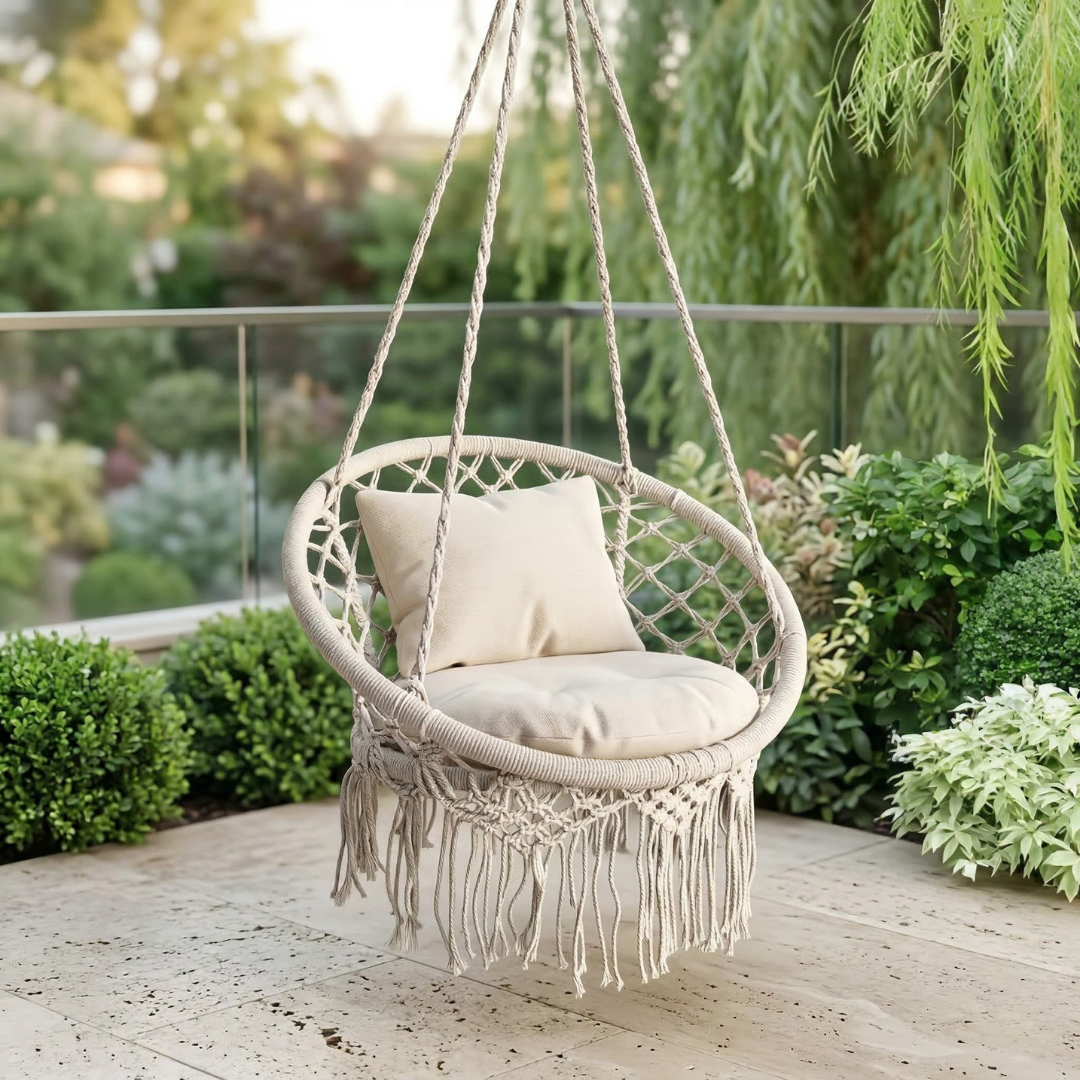 Viseća Boho Ljuljaška za Sedenje – Vaš Kutak za Opuštanje