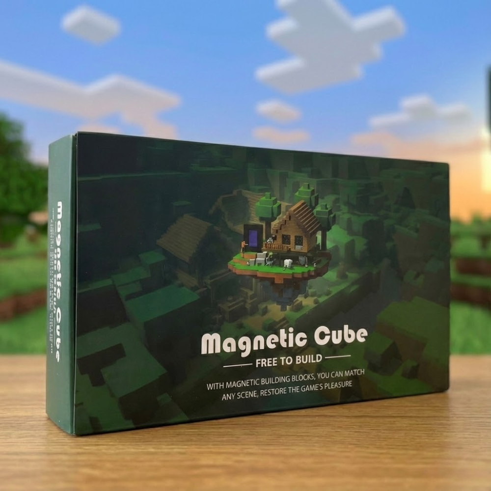 Minecraft Svet u Magnetnim Blokovima – Pixel Kocke