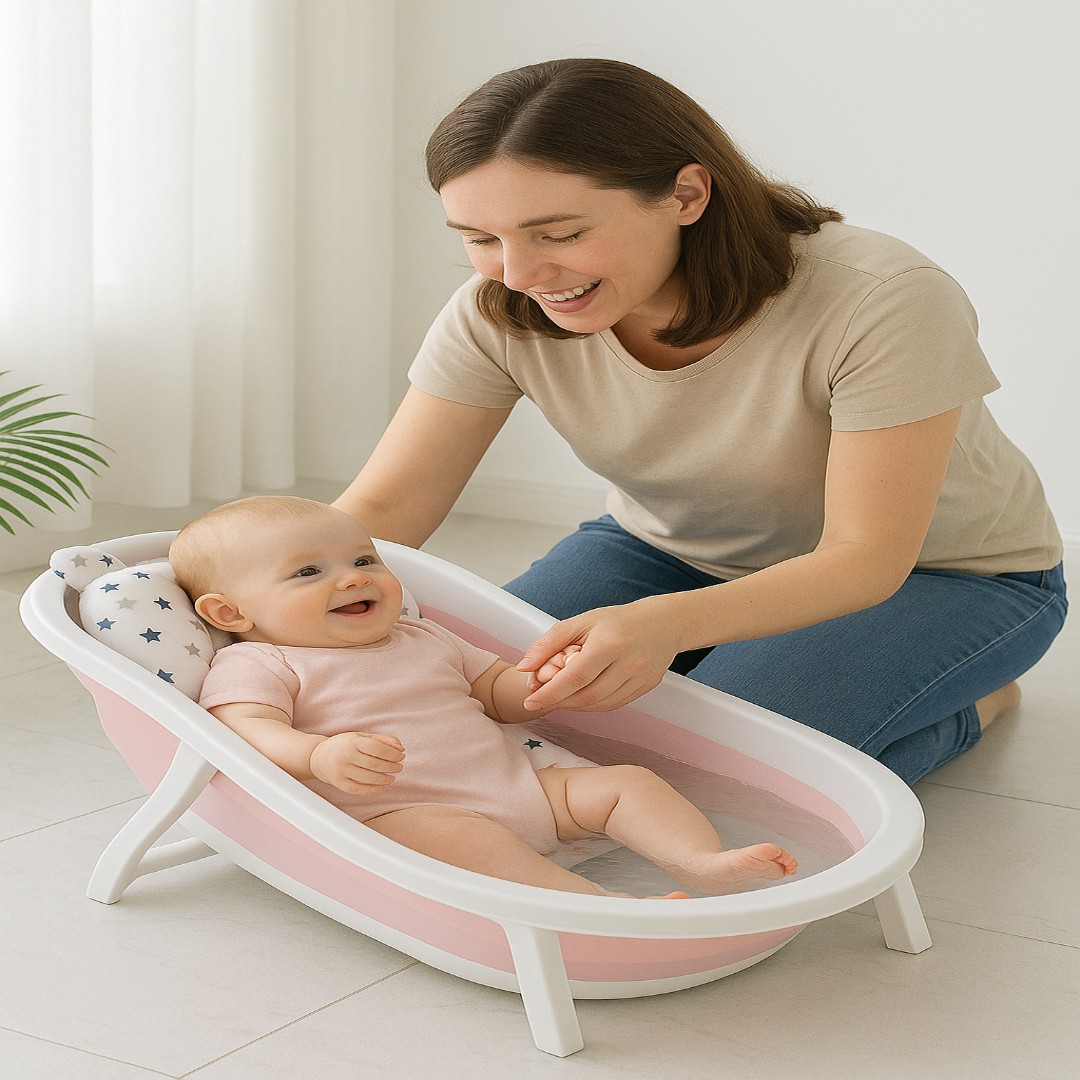 Sklopiva Mini Kada za Bebe sa Jastukom