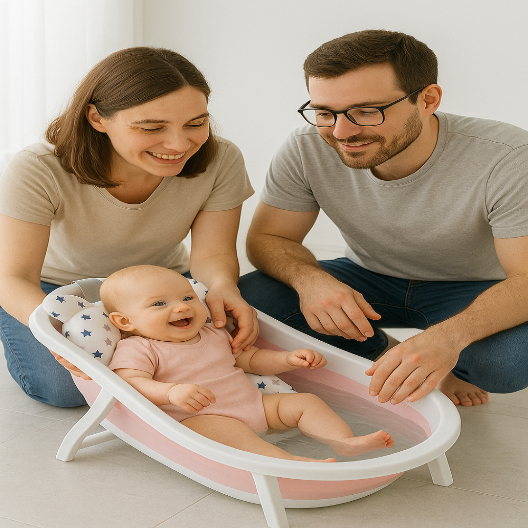Sklopiva Mini Kada za Bebe sa Jastukom