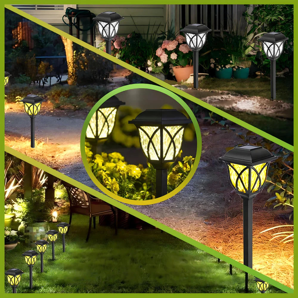 Solarne Vodootporne Lampe 2 u 1 Za Bajkovito Dvorište